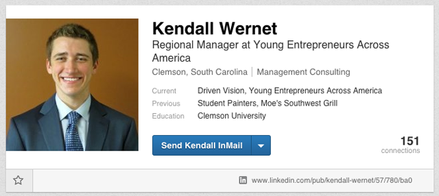Kendall Wernet LinkedIn