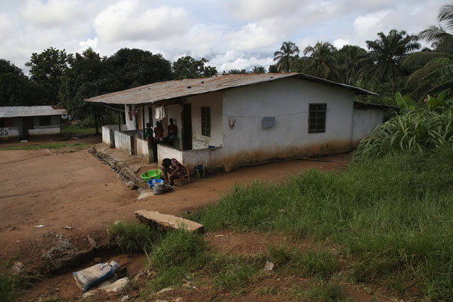 Eric Duncan house in Liberia, Ebola