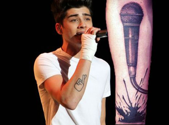 New One Direction Tattoos: Harry, Zayn & Louis [PHOTOS]