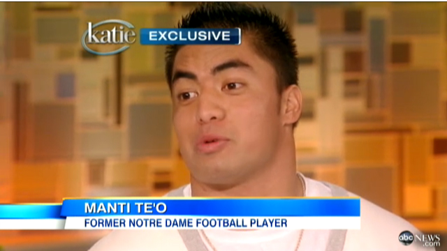Manti Teo ‘briefly Lied About Fake Girlfriend Hoax Video 