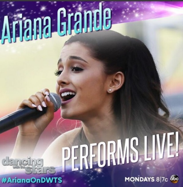 VIDEO Ariana Grande Sings Popular on Dancing With The Stars