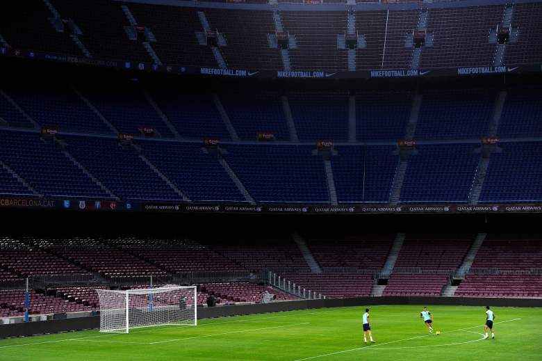 Barcelona Training Real Madrid El Clasico Camp Nou Lionel Messi Leo Messi Gerard Martino Victor Valdes Andres Iniesta