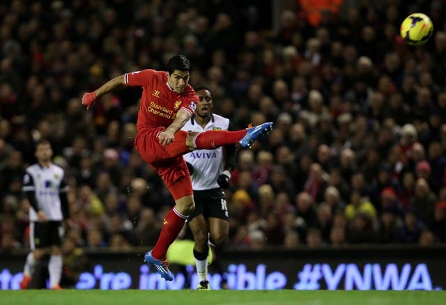Luis Suarez v Norwich Hat trick Uruguay Liverpool Four Goals EPL