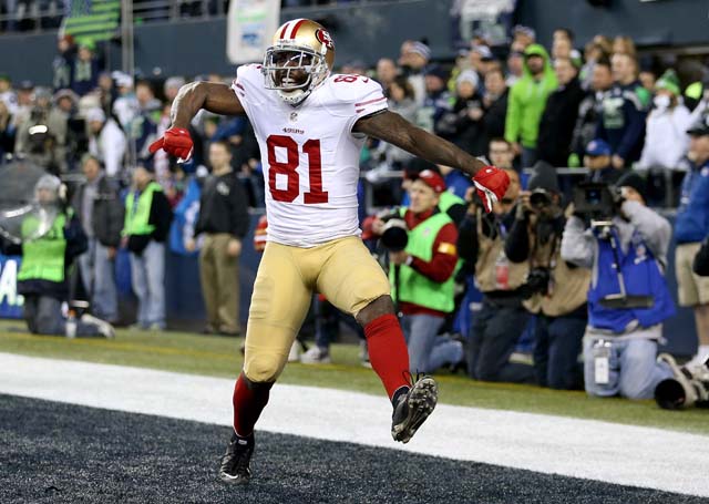 Anquan Boldin Seahawks 49ers NFC Championship Game Russell Wilson Colin Kaepernick The 12th Man.