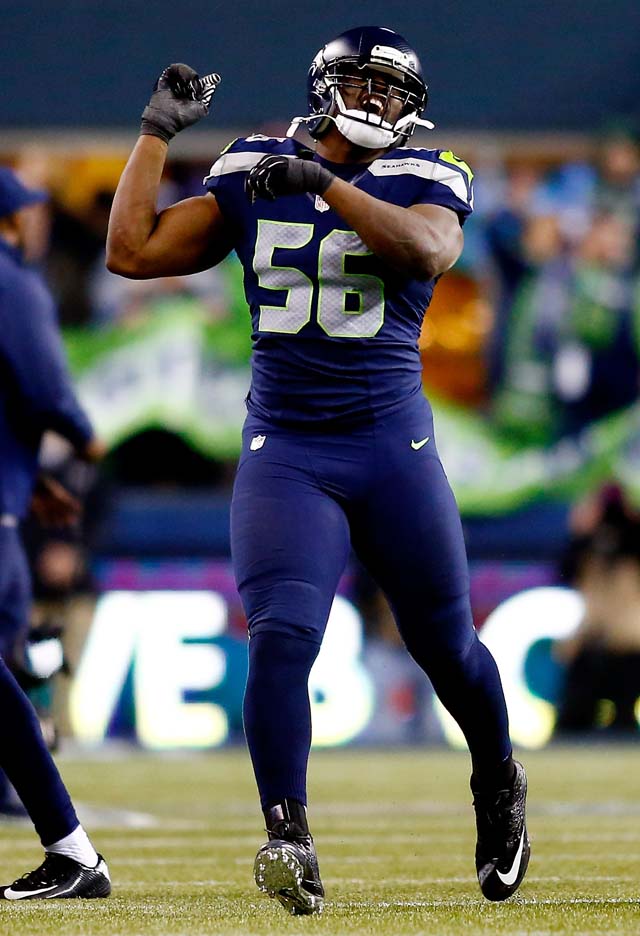 Cliff Avril Seahawks 49ers NFC Championship Game Russell Wilson Colin Kaepernick The 12th Man.