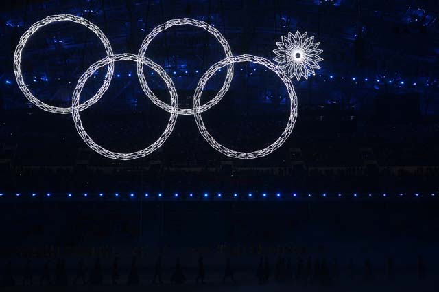 Snowflake Fail, Sochi Olympic Opening Ceremony Snowflake Fail, Sochi Olympics Opening Ceremony Sochi Winter Olympics Broadcast NBC 7:30