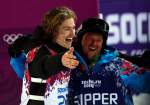 Iouri Podladtchikov Wins Gold Shaun White Snowboarding Snowboarder Sochi Gold Iouri Podiadtchikov Parents Celebration Gold Medal