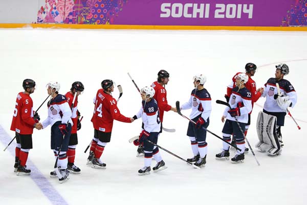 Canada USA Sochi Olympics Hockey