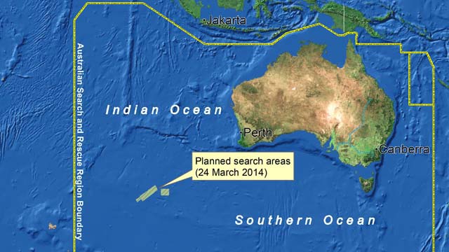 Malaysian Airlines Found Perth Australia