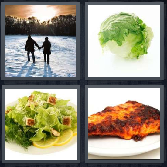 4 pics 1 word lettuce salad