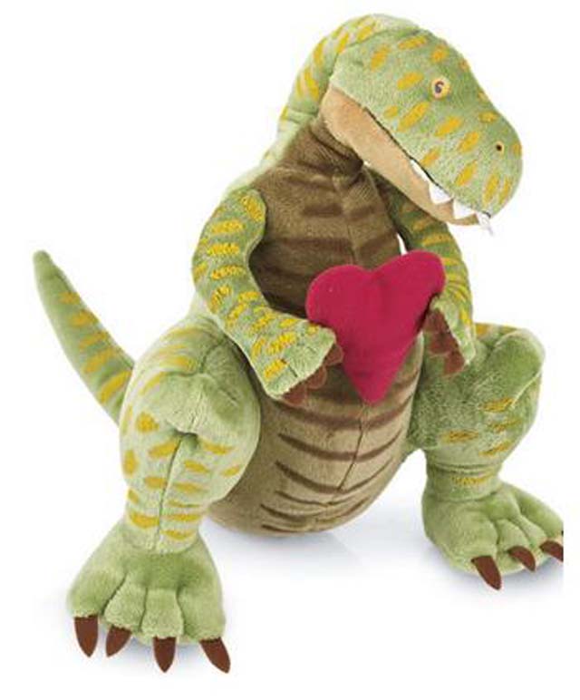 dinosaur valentine stuffed animal