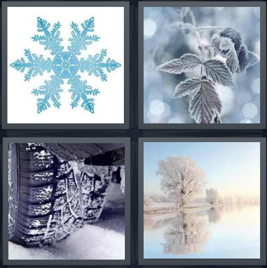 4 Pics 1 Word Answer For Snowflake Ice Tire Winter Heavy Com