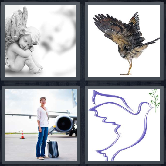 4 pics 1 word 5 letters airplane