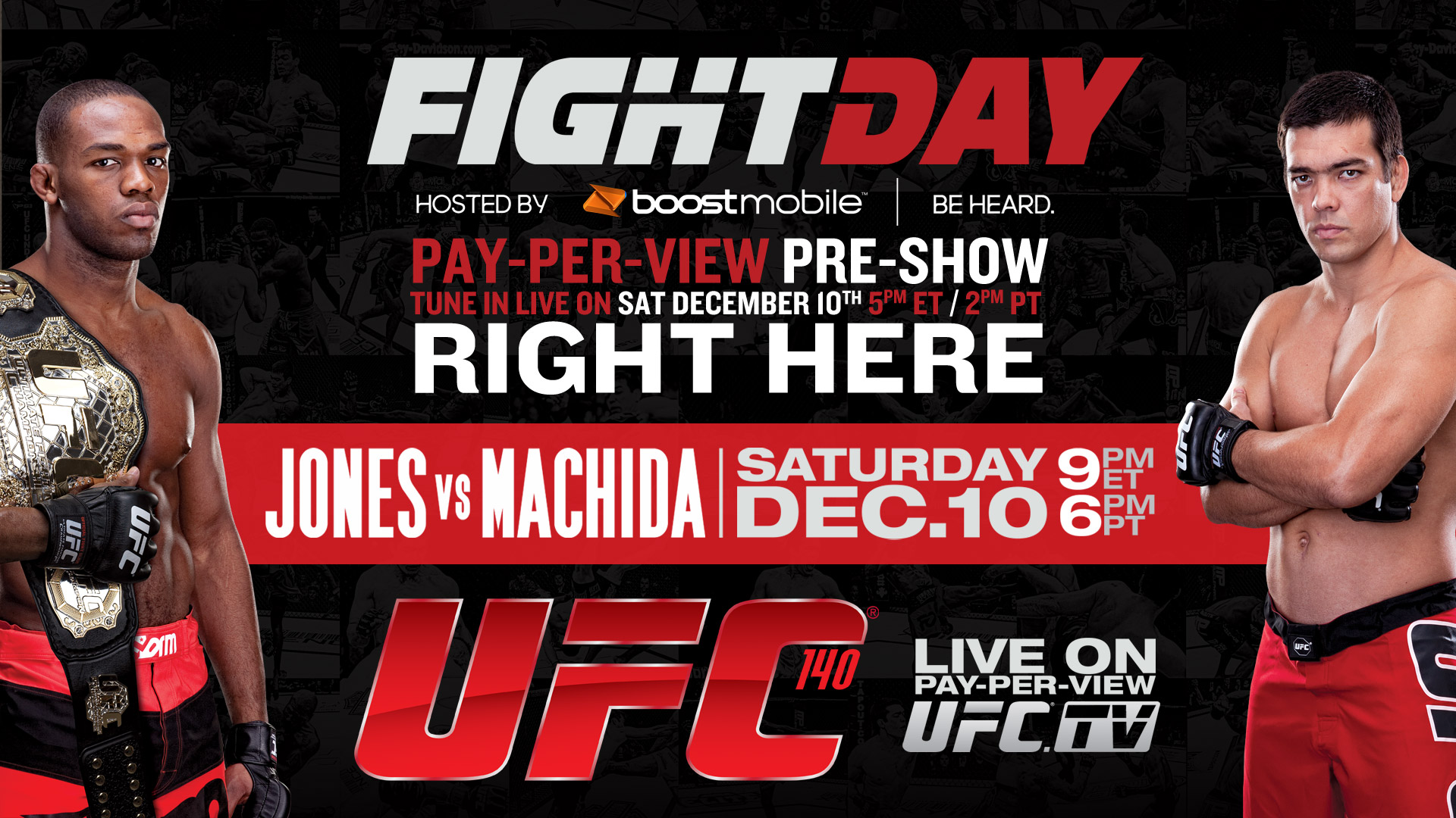 UFC 140 Fight Day Live From Toronto at 5 p.m. ET