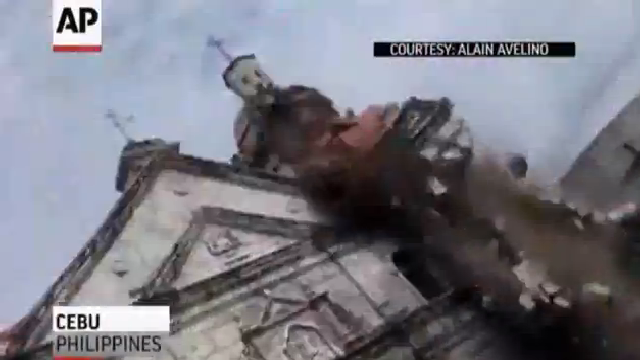 WATCH: Philippines Earthquake Video, Bell Tower Collapses