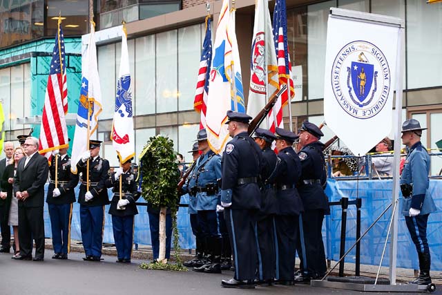 Boston Marathon bombing anniversary ceremony