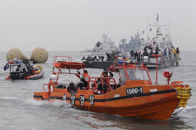 south korea ferry rescue