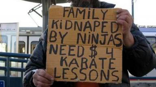 Clever Homeless Signs 20 Street Beggars With Incredible Wit Heavy   501369 20131220 0413161 