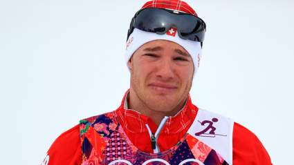 Switzerland’s Dario Cologna Wins Gold Medal for Men’s Skiathlon