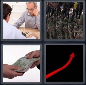 4 pics 1 word 5 letters scale money