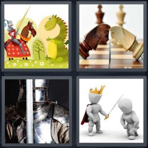 4 Pics 1 Word Answer For Dragon Chess Armor King Heavy Com