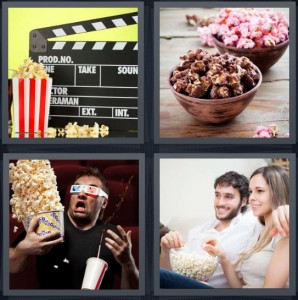 Uitgelezene 4 Pics 1 Word Answer for Film, Snack, Movie, Watch | Heavy.com SX-72