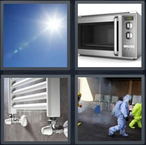 4 Pics 1 Word Answer For Sunlight Microwave Heater Nuclear Heavy Com