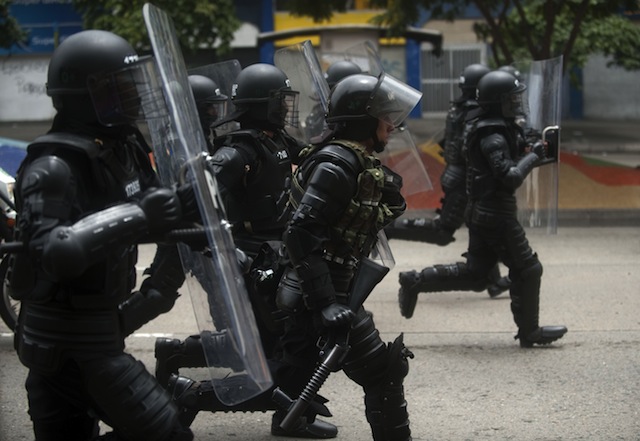 riot police latin america
