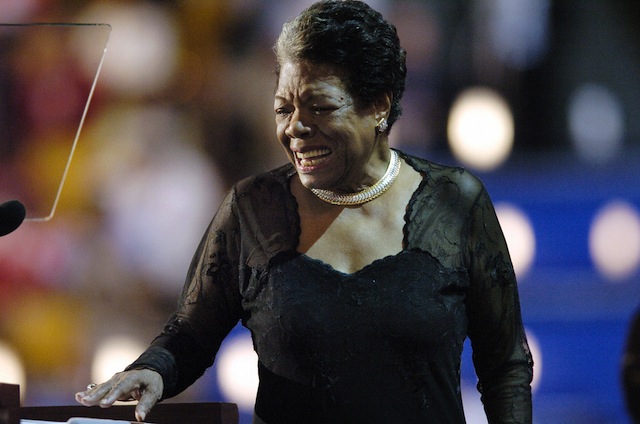 Maya Angelou dead, RIP Maya Angelou, 2004 Democratic National Convention, Boston, John Kerry