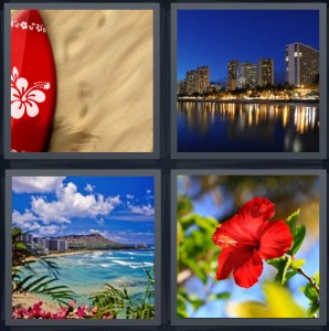 4 pics 1 word 5 letters italy beach