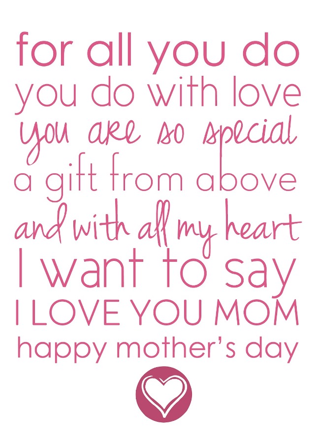 Mother’s Day Poems 2015: Top 10 Best Ideas & Quotes for Moms | Heavy ...