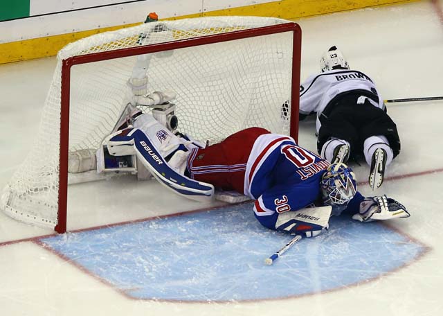 Henrik Lundqvist and the New York Rangers made the Stanley Cup Final in 2014. (Getty)