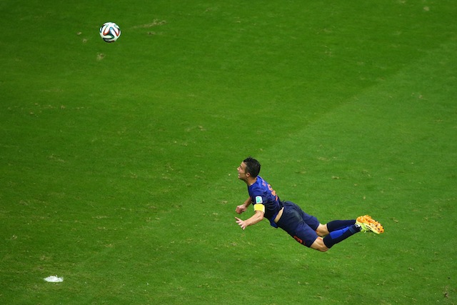 Robin van Persie header goal