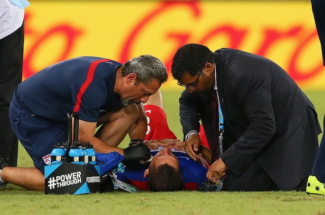 Clint Dempsey, Clint Dempsey injury, Ghana vs. USA