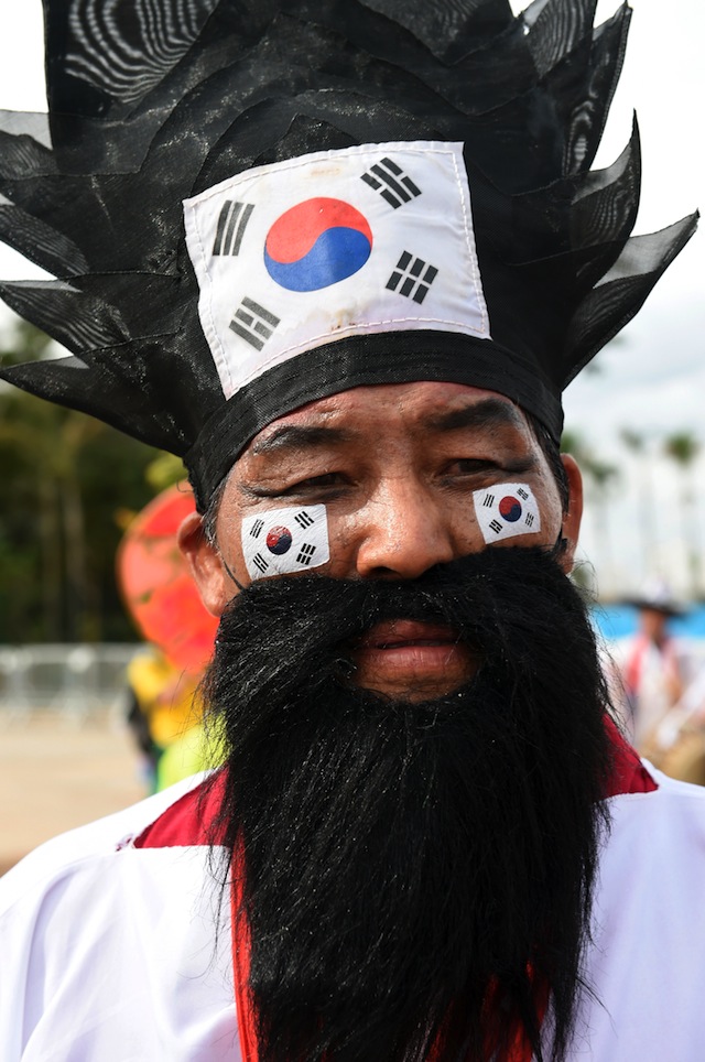 south korea vs russia photos