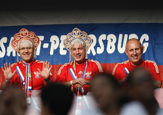 Russian football fans world cup