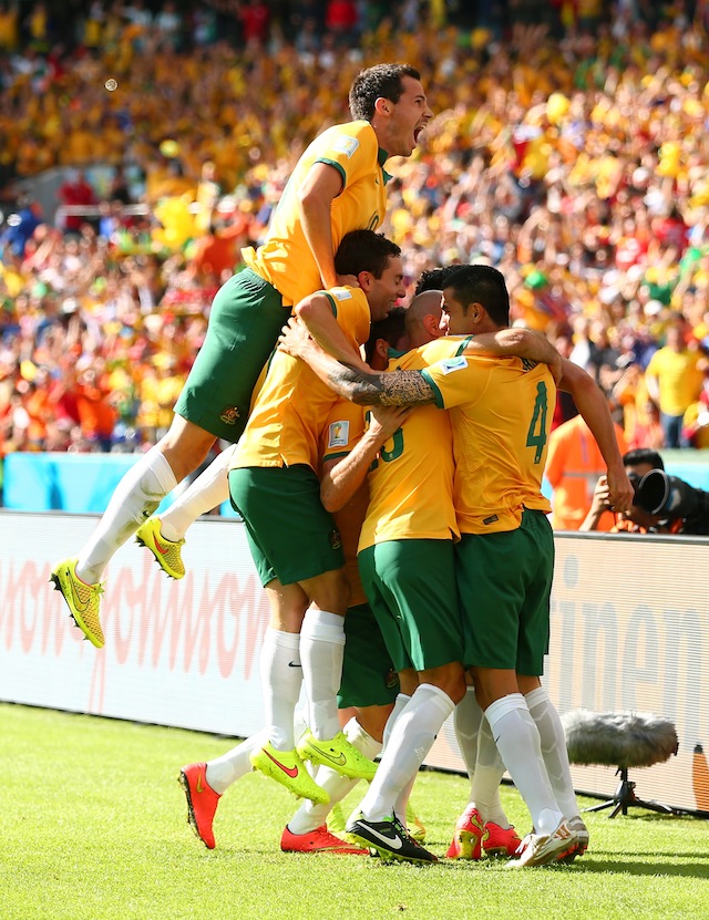 WATCH Tim Cahill Scores Goal for Australia vs. Netherlands