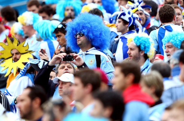 Uruguay vs. England, World Cup Group D, World Cup 2014, Uruguay fans