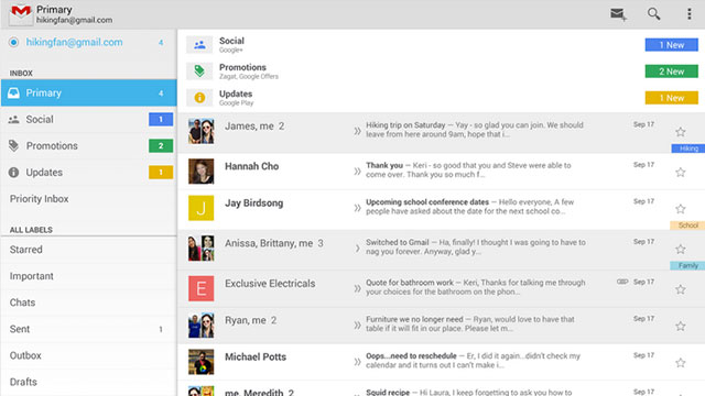 best email app for android tablet