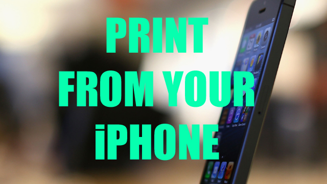 How to Print From iPhone in 3 Easy Steps | Heavy.com