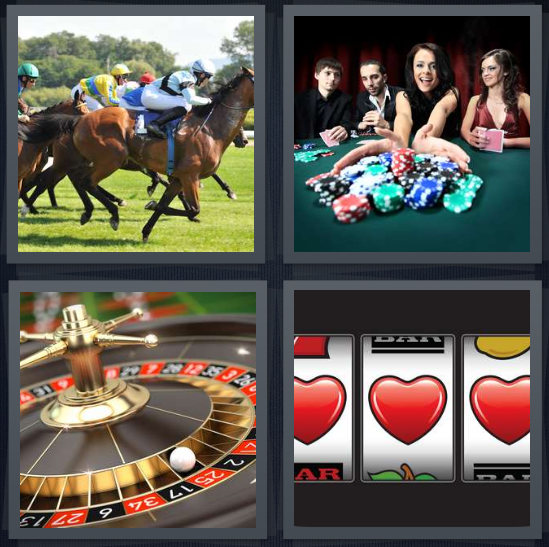 4 Pics 1 Word Aces Poker Chips