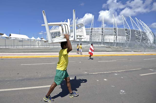 World Cup protests Fortaleza