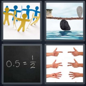 4 Pics 1 Word Answer for People, Rocks, Fraction, Hands | Heavy.com