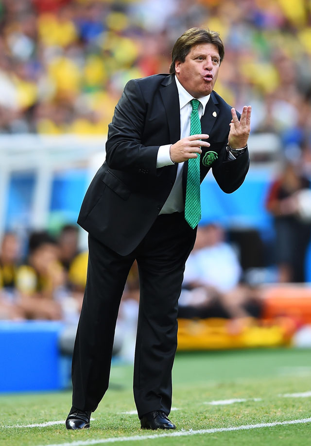 Miguel Herrera, Mexico coach, Mexico vs. Brazil, Brazil vs. Mexico