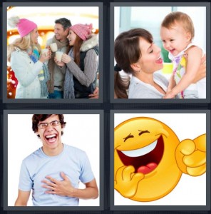 4 Pics 1 Word Answer for Family, Baby, Giggle, Smile | Heavy.com