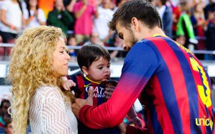 WATCH: Shakira and Gerard Pique’s son Milan Score a Goal