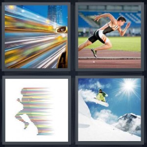 4 Pics 1 Word Answer For Fast Race Run Snowboard Heavy Com