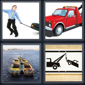4 Pics 1 Word Answer for Pull, Truck, Tug, Lift | Heavy.com