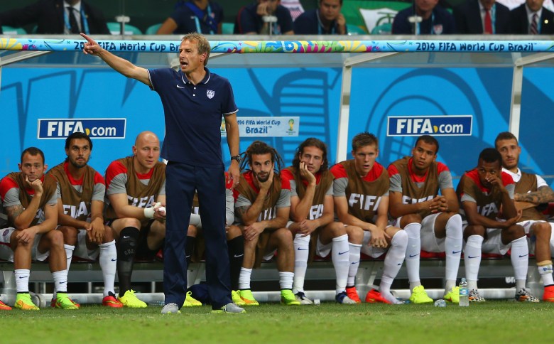 Jurgen Klinsmann, USA vs. Belgium