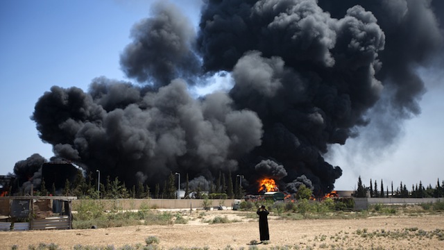 gaza power plant bombed